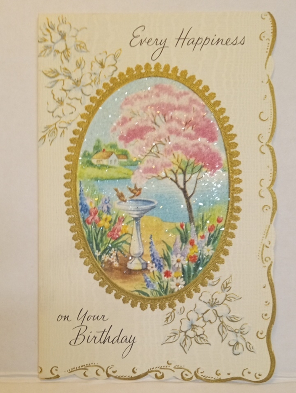 Vintage Birthday Card Greeting Card 1 Card And Envelope New